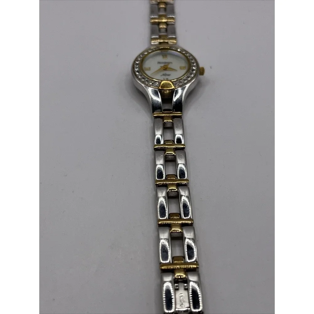 Armitron Now Women's Two Tone Crystal Accent‎ 75/3211 Quartz Watch- New Battery